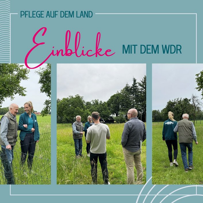 Pflege auf dem Land – Einblicke mit dem WDR 🌾🎥 Letzte Woche Montag durften wir besonderen Besuch begrüßen: Der WDR war... Pflege auf dem Land – Einblicke mit dem WDR 🌾🎥 Letzte Woche Montag durften wir besonderen Besuch begrüßen: Der WDR war...