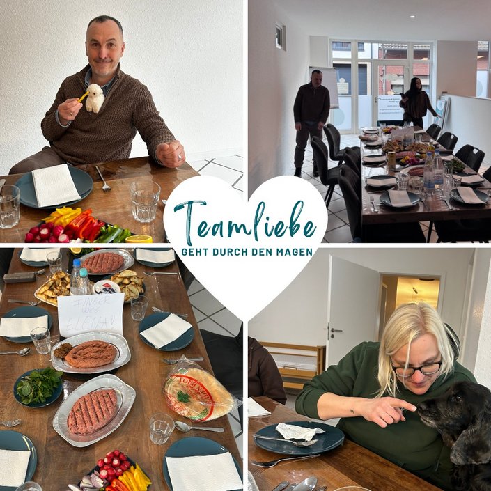 Teamliebe geht durch den Magen ❤️🍽️ Freitag = Teamzeit = gemeinsames Essen! Und wie in jeder guten Familie haben sich... Teamliebe geht durch den Magen ❤️🍽️ Freitag = Teamzeit = gemeinsames Essen! Und wie in jeder guten Familie haben sich...