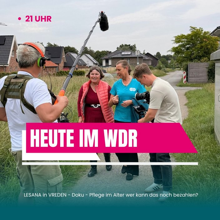 VREDEN – HEUTE ABEND UNBEDINGT WDR EINSCHALTEN! ☝🤓📺 Heute um 21:00 Uhr läuft im WDR die Doku „Pflege im Alter – wer...